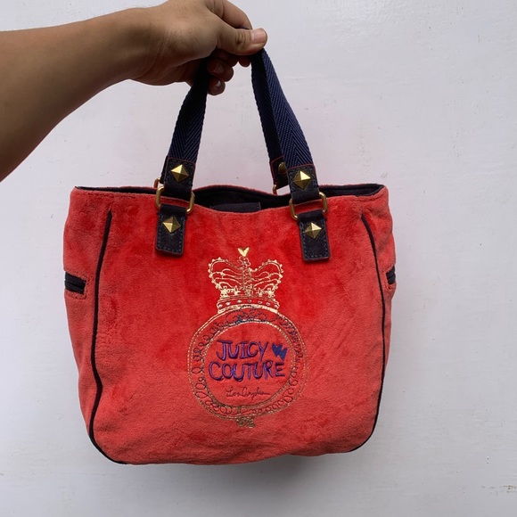 Juicy Couture Handbags - Juicy couture red velvet handbag